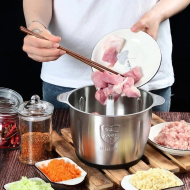 Máy Xay Thịt Cối Inox GENKI 304 - Không Rỉ Sét, Xoay Nhuyễn Rau Củ, Tặng 1 Lưỡi Dao, Giá Ưu Đãi 299k 5 Máy Xay Thịt Cối Inox GENKI 304 - Không Rỉ Sét, Xoay Nhuyễn Rau Củ, Tặng 1 Lưỡi Dao, Giá Ưu Đãi 299k 5