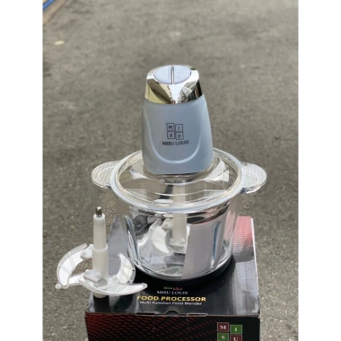 Máy xay thịt cối thủy tinh Misu Louis MS-002 3.5L lưỡi dao inox 4 cánh - Giá ưu đãi 249.000₫