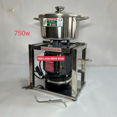 Máy xay thịt công nghiệp 1.100W nồi inox 23.5cm công suất lớn, dây lõi đồng 100% 2