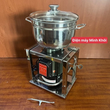 Máy xay thịt công nghiệp 1.100W nồi inox 23.5cm công suất lớn, dây lõi đồng 100% 5