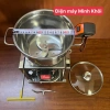 Máy xay thịt công nghiệp 1.100W nồi inox 23.5cm công suất lớn, dây lõi đồng 100% 6