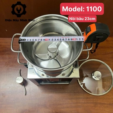 Máy xay thịt công nghiệp 1.500W cối tháo rời đa năng, làm chà bông 1.100W, xay pate, hành, xả, ớt - Giá 1.779.000đ