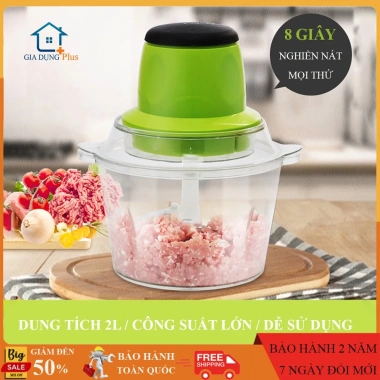 Máy xay thịt đa năng 250W 4 lưỡi dao sắc bén - Bảo hành 2 năm - Giá chỉ 199.000₫