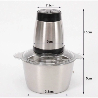 Máy xay thịt đa năng 250W cối inox304 - 4 lưỡi dao sắc bén, lỗi 1 đổi 1 - 145.000₫