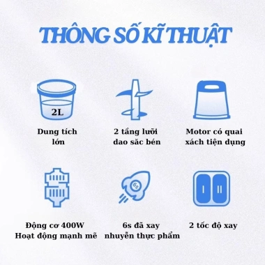 Máy xay thịt đa năng 2IN1 SOKANY SK-6.028 400W kèm 2 cối nhỏ gọn - Bảo hành 12 tháng, Giá chỉ 359.000 VND 2 Máy xay thịt đa năng 2IN1 SOKANY SK-6.028 400W kèm 2 cối nhỏ gọn - Bảo hành 12 tháng, Giá chỉ 359.000 VND 2