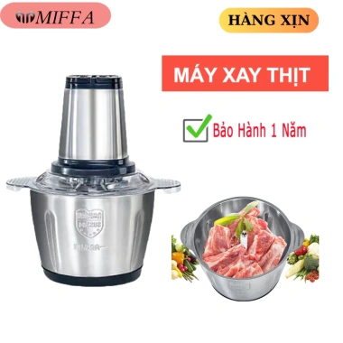 Máy Xay Thịt Đa Năng 2L Cầm Tay 2 Chế Độ 4 Lưỡi Dao Siêu Bền - BH 1 Năm