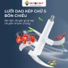 Máy xay thịt đa năng 2L - dao xay 4 lưỡi sắc bén, xay nhanh, giá 215.000₫ 3