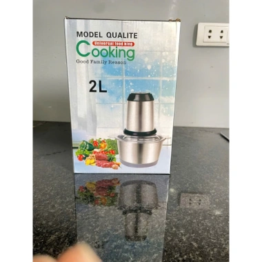 Máy Xay Thịt Đa Năng 2L Inox Cầm Tay 2 Chế Độ 4 Lưỡi Dao - Bền Lâu, BH 1 Năm 10 Máy Xay Thịt Đa Năng 2L Inox Cầm Tay 2 Chế Độ 4 Lưỡi Dao - Bền Lâu, BH 1 Năm 10