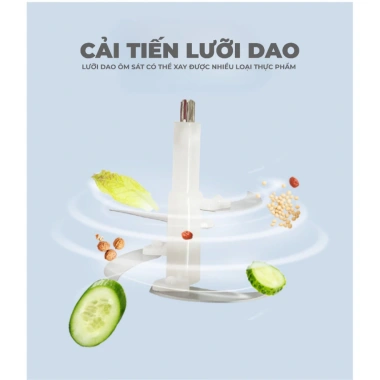Máy xay thịt đa năng 300W SMARTIX - lưỡi dao kép chữ S, cối inox 304, dung tích 2L/3L, 295.000₫ 4