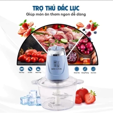 Máy Xay Thịt Đa Năng 4 Lưỡi Kép 3,5L Xay Thịt Rau Củ Quả Tiện Lợi 279k