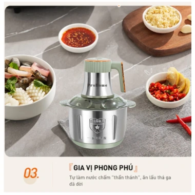 Máy xay thịt đa năng 5L 500W - Lưỡi dao 6 cánh - Bảo hành 12 tháng - Giá chỉ 445.000 VND
