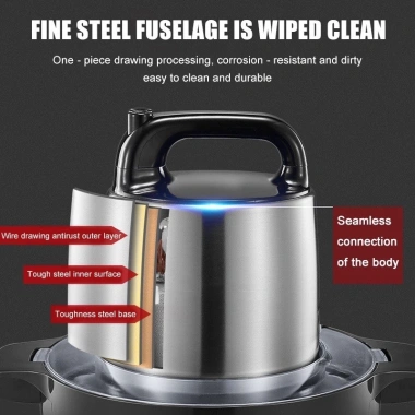 Máy xay thịt đa năng 6L 2.000W - Lưỡi dao kép 4 cánh, cối inox 304, bảo hành 12 tháng