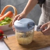 Máy xay thịt đa năng cầm tay, ép tỏi, thái rau nhanh gọn, giảm giá 58.000đ cho bếp 3