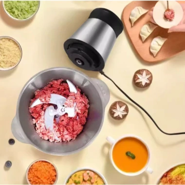 Máy xay thịt đa năng điện - Băm nhuyễn tỏi ớt gừng, ép tỏi hành nhanh tiện lợi 2 Máy xay thịt đa năng điện - Băm nhuyễn tỏi ớt gừng, ép tỏi hành nhanh tiện lợi 2