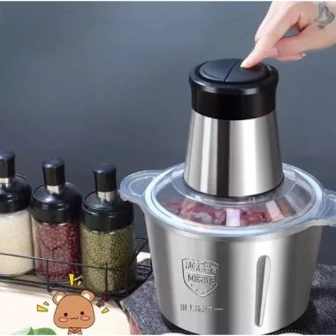 Máy xay thịt đa năng điện - Băm nhuyễn tỏi ớt gừng, ép tỏi hành nhanh tiện lợi 3 Máy xay thịt đa năng điện - Băm nhuyễn tỏi ớt gừng, ép tỏi hành nhanh tiện lợi 3