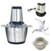 Máy xay thịt đa năng inox 2L, lưỡi dao thép 304,4, say sinh tố rau củ, cá, hoa quả - hàng loại 1, 129k 7