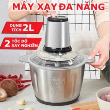 Máy xay thịt đa năng inox 304 2L 200W – 4 lưỡi dao xay thịt cá, rau củ, sinh tố, giá 119k 5 Máy xay thịt đa năng inox 304 2L 200W – 4 lưỡi dao xay thịt cá, rau củ, sinh tố, giá 119k 5