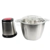 Máy Xay Thịt Đa Năng Inox 304 2L 250W – 4 Lưỡi Dao Xay Thịt Cá, Rau Củ, Sinh Tố – Giá 159.000₫ SMART HOOME 8