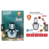 Máy xay thịt đa năng inox 304 2L 250W 4 lưỡi kép - Xay rau củ, quả, giá 120k 3
