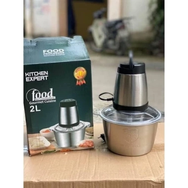 Máy xay thịt đa năng inox 304 2L 250W 4 lưỡi kép - Xay rau củ, quả, giá 120k 4