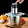 Máy Xay Thịt Đa Năng Inox 304 Không Rỉ - Xoay Khỏe, Nhuyễn Rau Củ, Tỏi Ớt, Tặng Dao Thay Thế 8