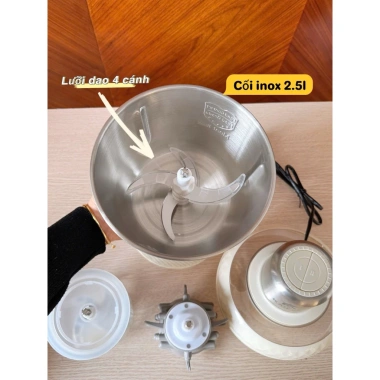 Máy xay thịt đa năng Kailer KL230 cối inox 304 với đánh ruốc - Giá 480.000đ 8