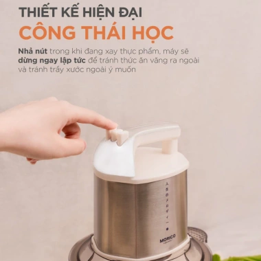 Máy Xay Thịt Đa Năng MORICO MM5.001 500W 2 Cối 2L/3L 2 Bộ Dao Inox Xay Mịn Nhanh Chóng Giá Ưu Đãi 869k