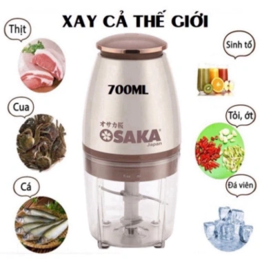 Máy Xay Thịt Đa Năng OSAKA 350W - Công Nghệ Nhật Bản, Xay Đá Siêu Khỏe, Xay Rau Củ Gia Vị, Giá 114.898₫ 4