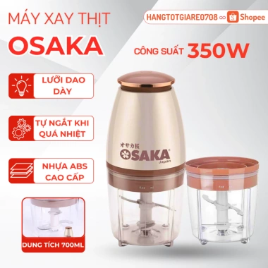 Máy Xay Thịt Đa Năng OSAKA 350W - Công Nghệ Nhật Bản, Xay Đá Siêu Khỏe, Xay Rau Củ Gia Vị, Giá 114.898₫ 9
