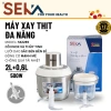 Máy xay thịt đa năng Seka SK2.287 2 cối thủy tinh, xay cua, thịt, trái cây, rau củ 380.000 VND