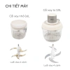Máy xay thịt đa năng Seka SK2.287 500W 2 cối 0,6l & 2l xay thịt tỏi ớt - 389.000 VND 5