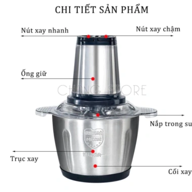 Máy xay thịt đa năng siêu mạnh cối inox - Giá chỉ 169.000đ, giảm từ 218.010đ 4 Máy xay thịt đa năng siêu mạnh cối inox - Giá chỉ 169.000đ, giảm từ 218.010đ 4