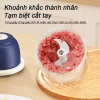 Máy xay thịt điện 5 giây, xay tỏi ớt, dung tích 350ml, sạc USB tiện lợi cho bếp 3