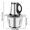 Máy Xay Thịt Điện HOUCHU 3L Thép Không Gỉ Đa Năng, Mini Hạng Nặng, Kích Thước Nhỏ Dùng Ngoài Trời - Giá chỉ 352.440₫ 2