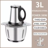 Máy Xay Thịt Điện HOUCHU 3L Thép Không Gỉ Đa Năng, Mini Hạng Nặng, Kích Thước Nhỏ Dùng Ngoài Trời - Giá chỉ 352.440₫ 4