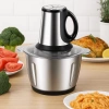 Máy Xay Thịt Điện HOUCHU 3L Thép Không Gỉ Đa Năng, Mini Hạng Nặng, Kích Thước Nhỏ Dùng Ngoài Trời - Giá chỉ 352.440₫ 6