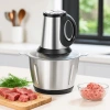 Máy Xay Thịt Điện HOUCHU 3L Thép Không Gỉ Đa Năng, Mini Hạng Nặng, Kích Thước Nhỏ Dùng Ngoài Trời - Giá chỉ 352.440₫ 8