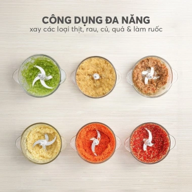 Máy Xay Thịt Elmich MCE8.586 2L Chính Hãng - Lưỡi Dao Sắc Bén, 2 Tốc Độ, Giá 748.000₫