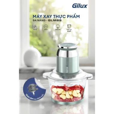 Máy xay thịt Gilux 2 lít kèm trục làm rượu, bảo hành 12 tháng, giá 599.000₫