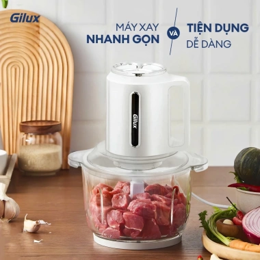 Máy Xay Thịt Gilux GX58 2L 300W - Cối Thủy Tinh Đa Năng, Giảm Giá 549k