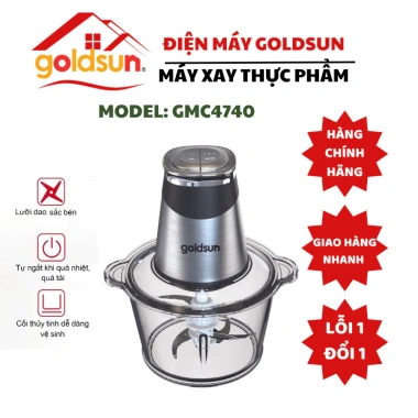 Máy xay thịt Goldsun GMC4.740 - Công suất mạnh, dao thép không gỉ, giảm giá 450.000 VND (giá gốc 544.500 VND)