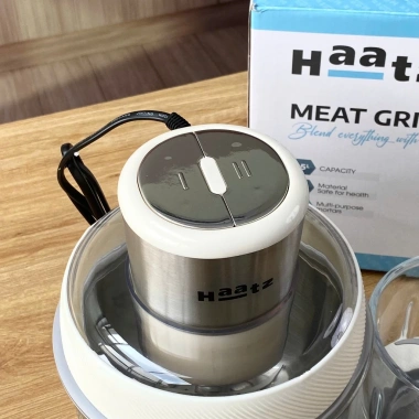 Máy xay thịt Haatz CIM382 500W, 2 cối 2.5L & 0.75L, đánh ruốc đa năng bền bỉ, giá 620.000 VND 3