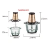 Máy xay thịt hành tỏi Bear cao cấp nhập khẩu - Bền đẹp, giảm 6% mã ELMS9, 599k 8
