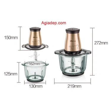 Máy xay thịt hành tỏi Bear cao cấp nhập khẩu - Bền đẹp, giảm 6% mã ELMS9, 599k