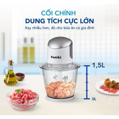 Máy xay thịt Hòa Phát Funiki HMG2.553 500W - Lưỡi dao 6 cánh, giá ưu đãi 749.000 VND 6