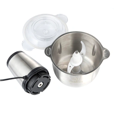 Máy Xay Thịt INOX 304 2L 250W 4 Lưỡi Dao Xay Thịt Cá Rau Củ Sinh Tố 60.000VND 7