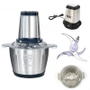 Máy xay thịt INOX 304 2L 300W - 4 lưỡi dao, xay cá, rau, sinh tố, chỉ 129k 4