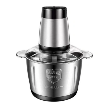 Máy xay thịt INOX 304 2L 300W - 4 lưỡi dao, xay cá, rau, sinh tố, chỉ 129k