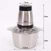 Máy xay thịt INOX 304 2L 300W - 4 lưỡi dao, xay cá, rau, sinh tố, chỉ 129k 9