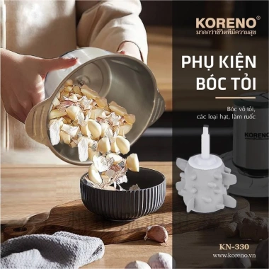 Máy xay thịt inox 304 3L 400W, dụng cụ tách vỏ, đánh trứng, tự ngắt quá tải, BH 12 tháng, 555.000₫